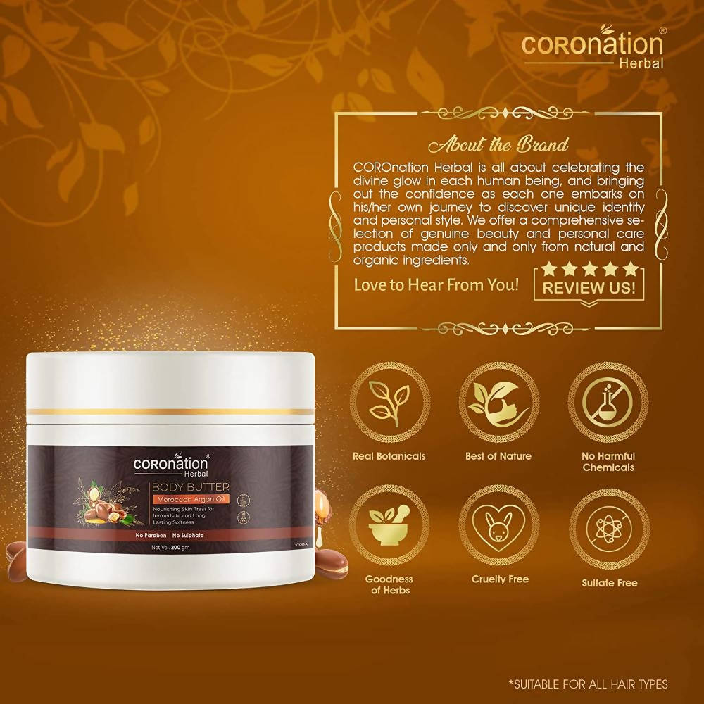 Coronation Herbal Moroccan Argan Oil Body Butter | Grocsy