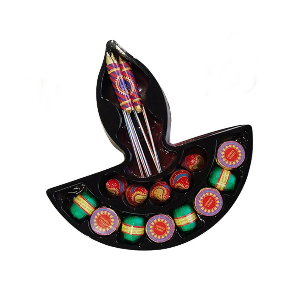 Dibha Diwali Premium Diya Shape Gift Pack | Grocsy