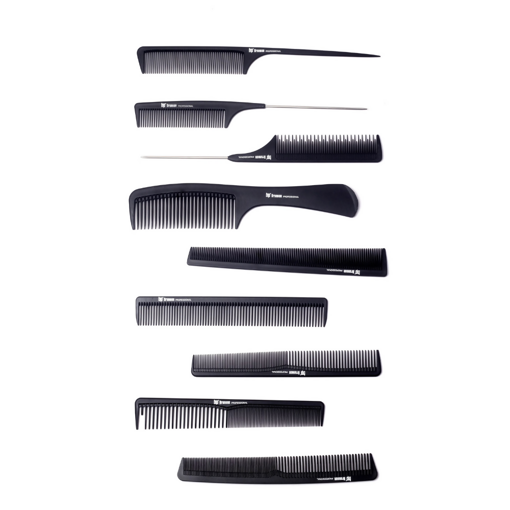 Bronson Professional 9 Pcs Hair Combs Set | Grocsy