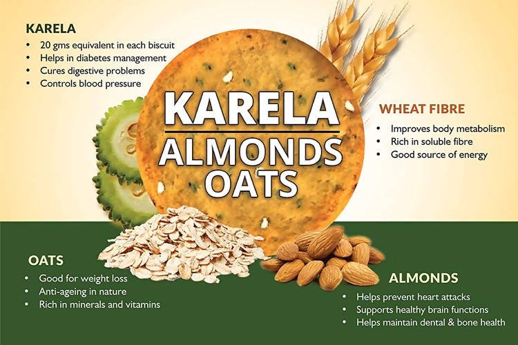 Azista Taste Good Karela Biscuit | Grocsy