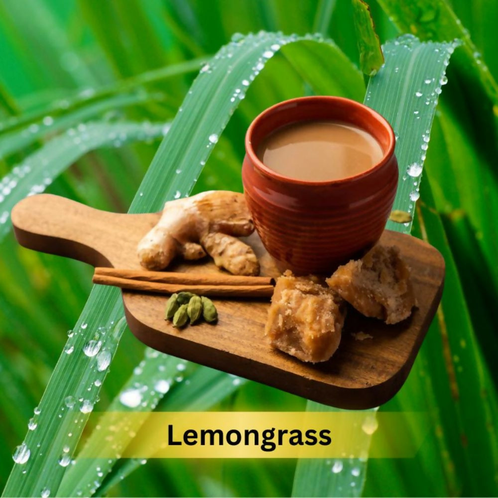 Naivedyam Classic Lemongrass Flavour Jaggery Tea | Grocsy