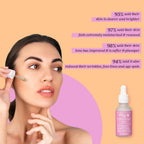 Natural Vibes Glow'd Up Face Serum | Grocsy