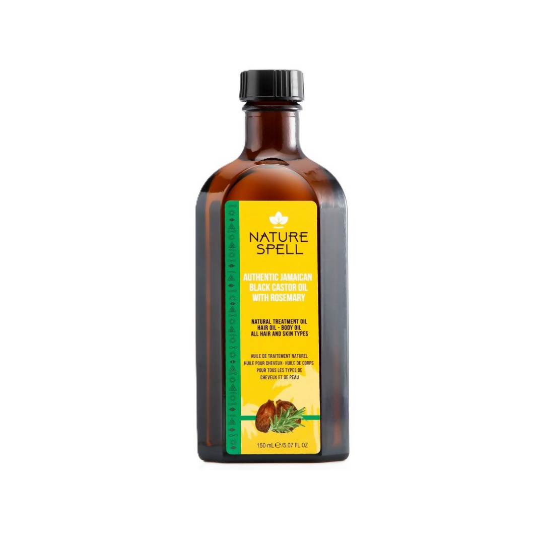 Nature Spell Rosemary With Jamaican Black Castor Oil For Hair & Skin | Grocsy