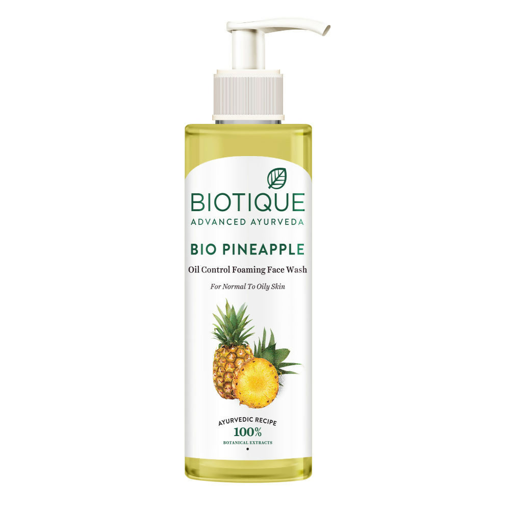 Biotique Bio Pineapple Oil Control Foaming Face Wash | Grocsy