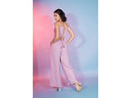 Pink Georgette Sequence With Thread Designer Co-Ord Set - Flory | Grocsy