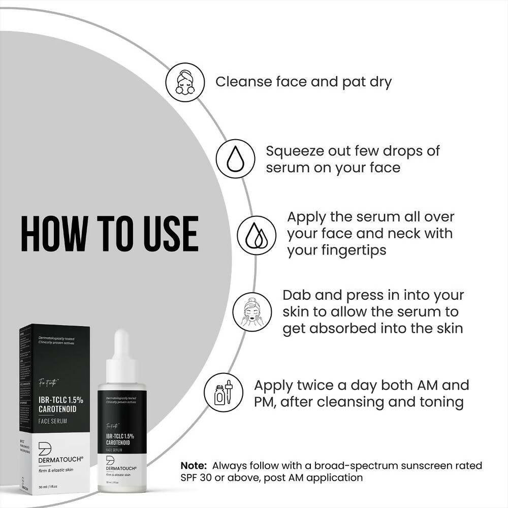 Dermatouch IBR-TCLC 1.5% Carotenoid Face Serum | Grocsy