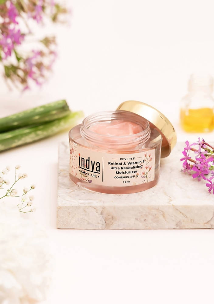 Indya Retinol & Vitamin E Ultra Revitalising Moisturizer | Grocsy