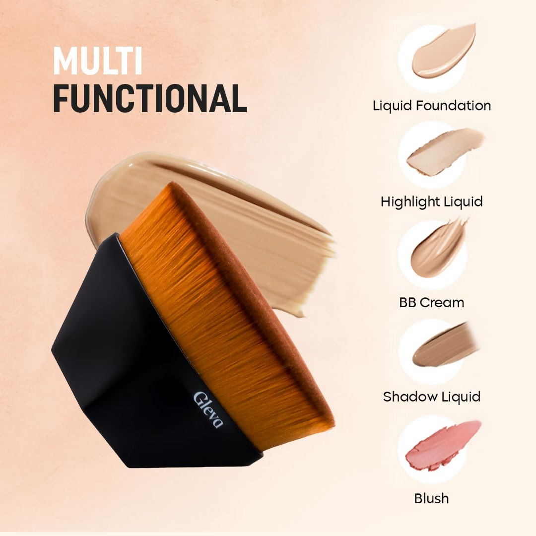 Gleva Foundation Makeup Brush Black | Grocsy