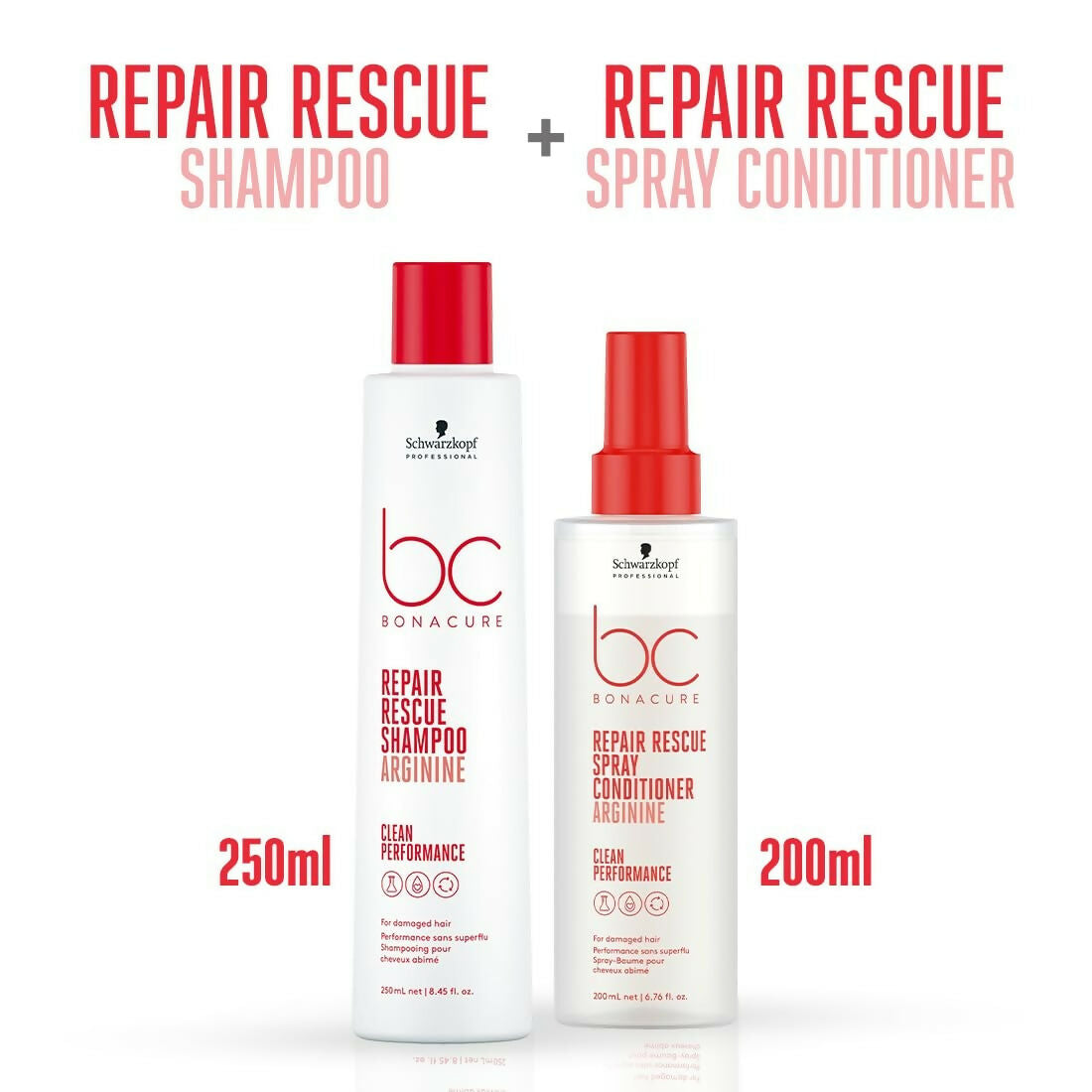 Schwarzkopf Professional Bc Peptide Repair Rescue Micellar Combo | Grocsy