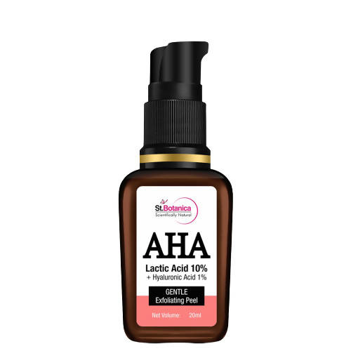 St.Botanica AHA Lactic Acid 10% + Hyaluronic Acid 1% Gentle Exfoliating Peel | Grocsy