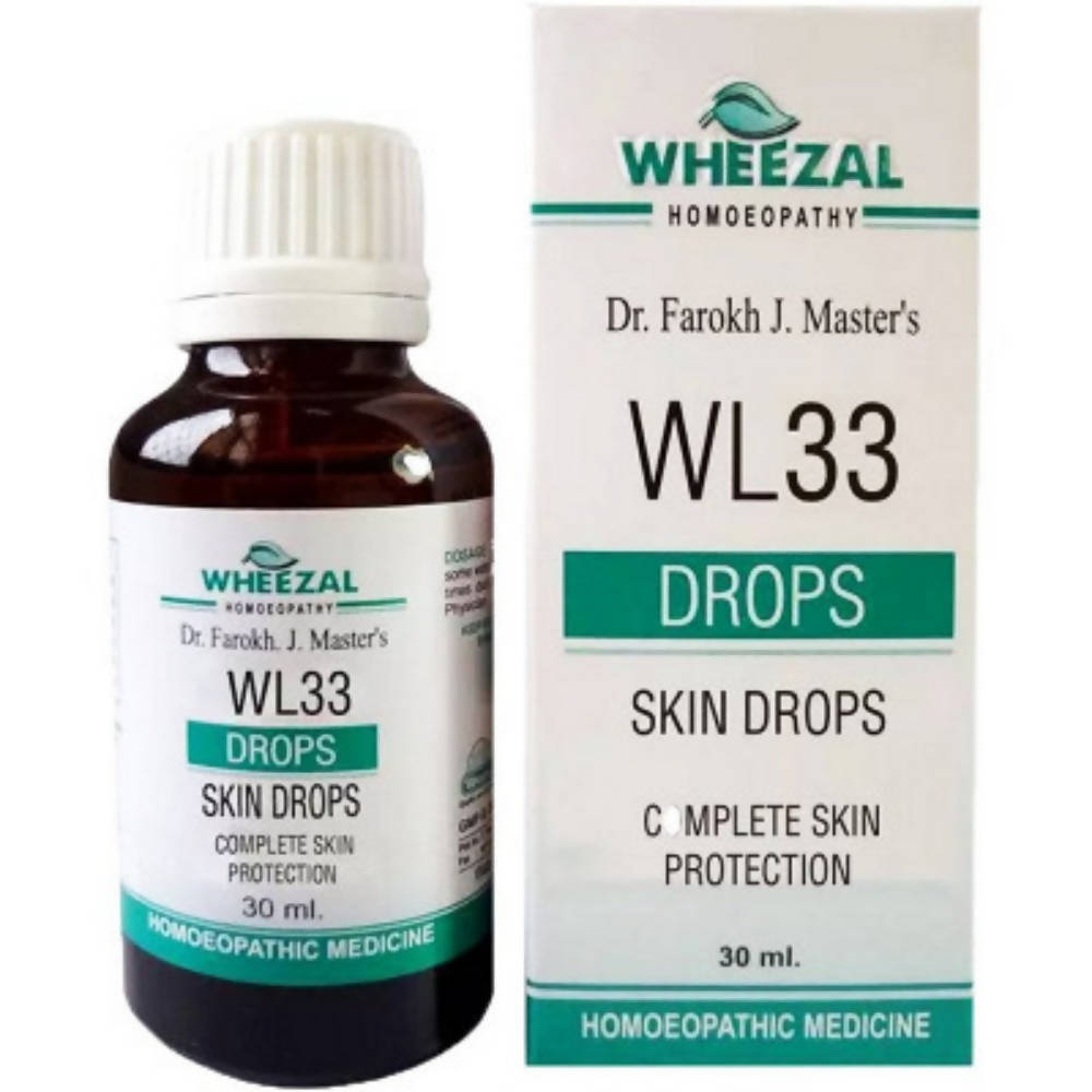 Wheezal Homeopathy WL33 Skin Drops | Grocsy