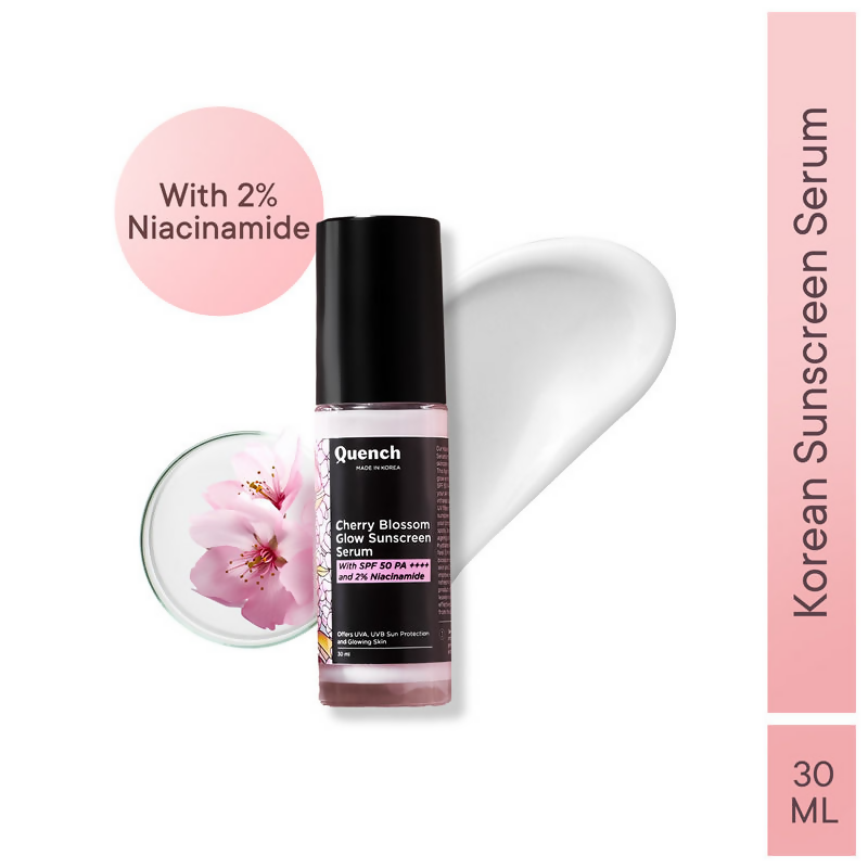 Quench Cherry Blossom Glow Sunscreen Serum | Grocsy