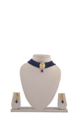 Joban Fashion Women Golden White Blue Necklace Set | Grocsy