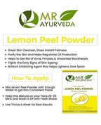 MR Ayurveda Lemon Peel Powder | Grocsy