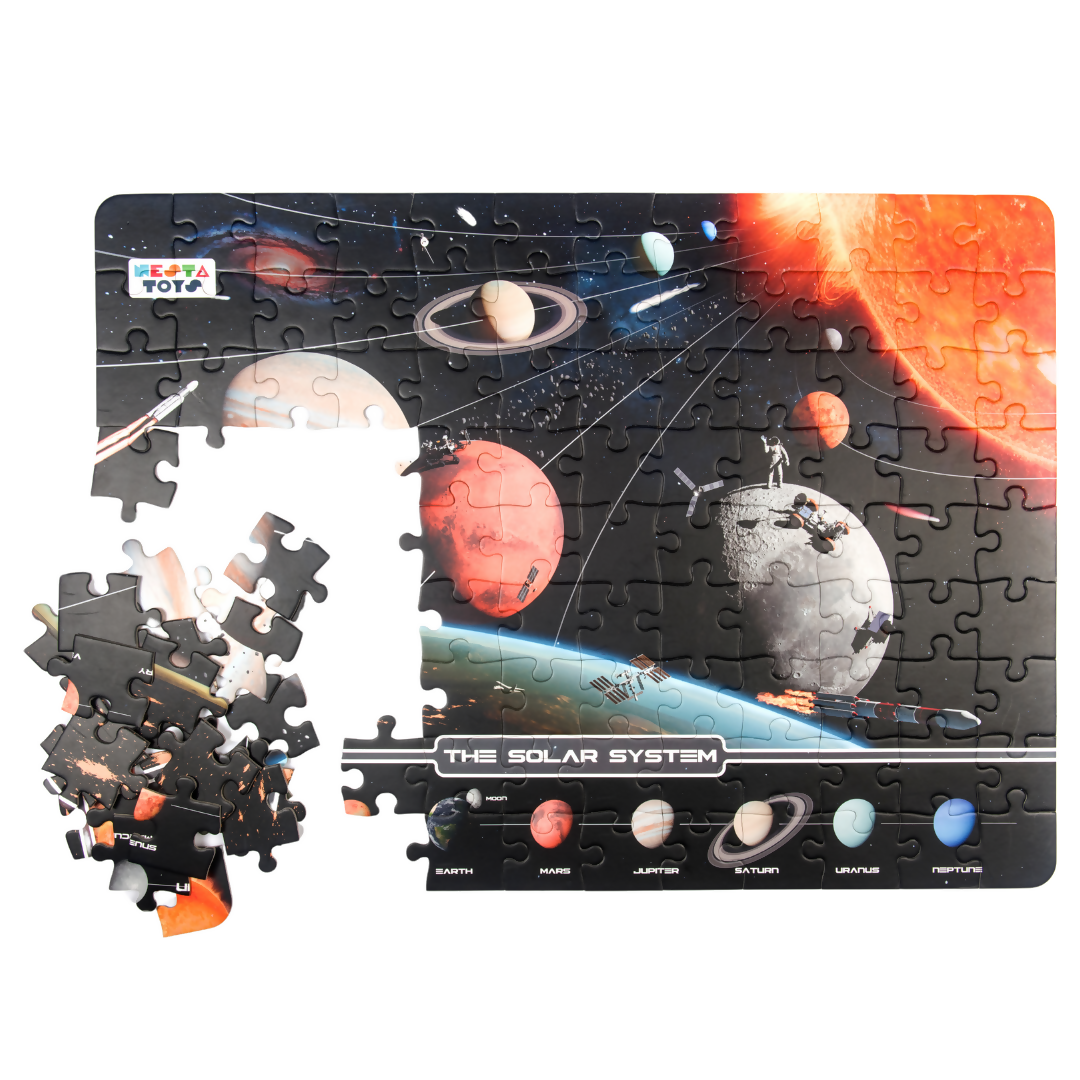 Nesta Toys Solar System Floor Puzzle , Space Jigsaw Puzzle for Kids, Educational Toys (6+ Years) | Grocsy