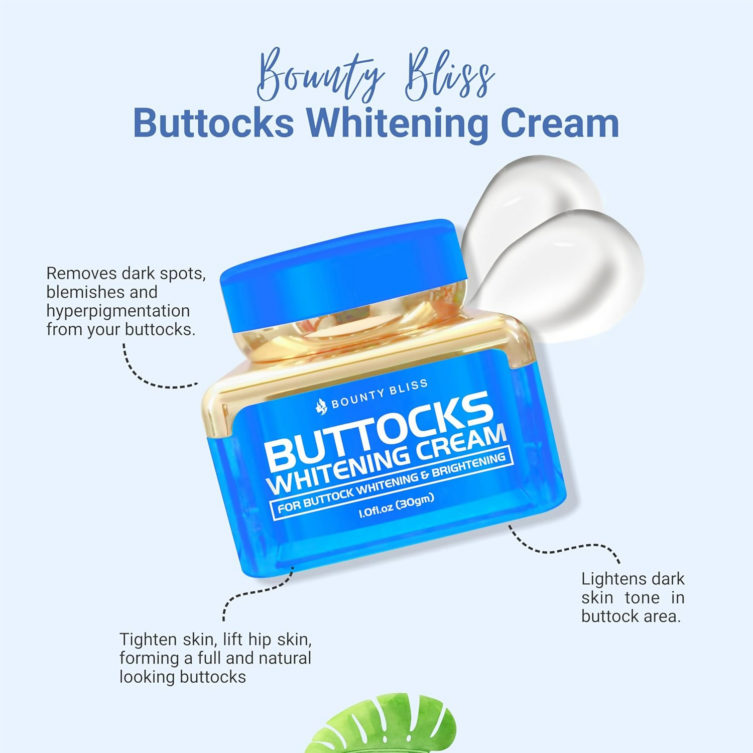 Bounty Bliss Buttlock Whitening Cream | Grocsy