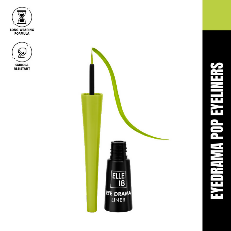 Elle 18 Eye Drama Liner - Glo Green | Grocsy
