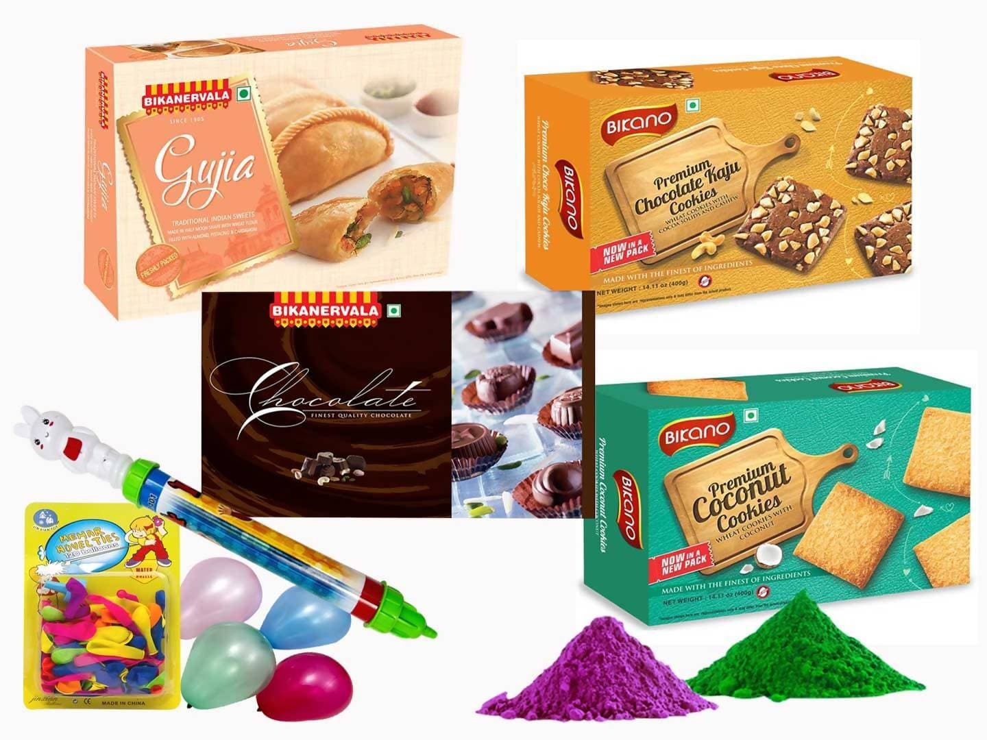 Bikano Chocolate Baked Bliss With Holi Colors | Grocsy