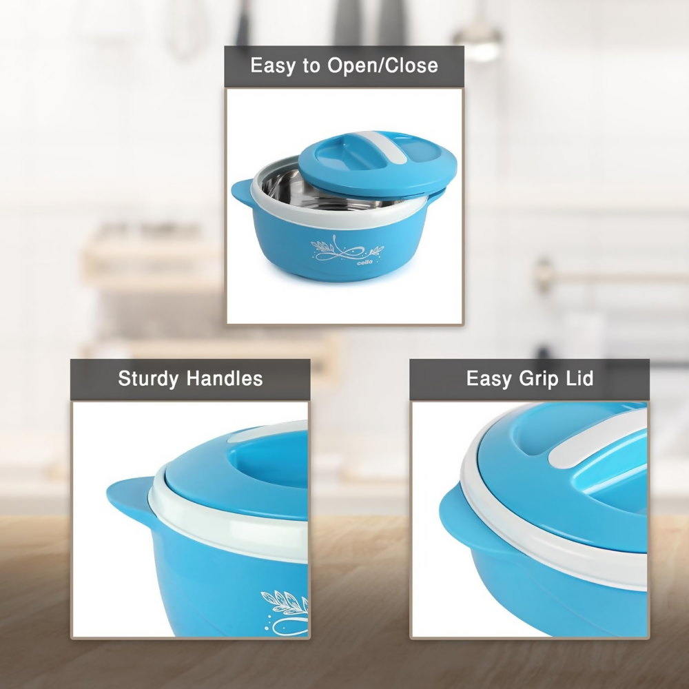 Cello Sapphire Insulated Casserole Hot Pot | Grocsy