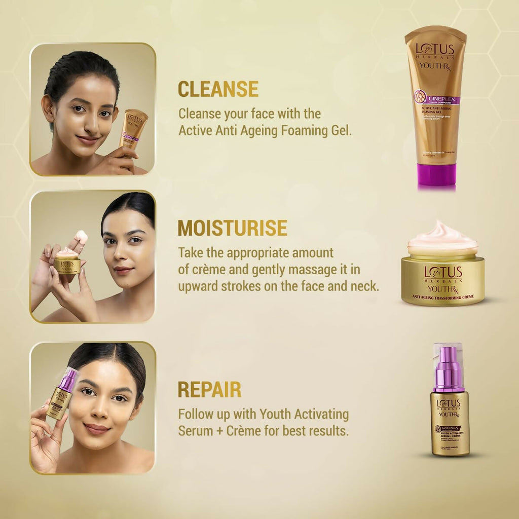 Lotus Herbals Youthrx Anti-Ageing Transforming Cream SPF 25 | Grocsy