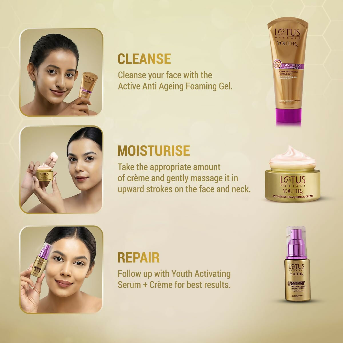 Lotus Herbals Youthrx Anti-Ageing Transforming Cream SPF 25 | Grocsy
