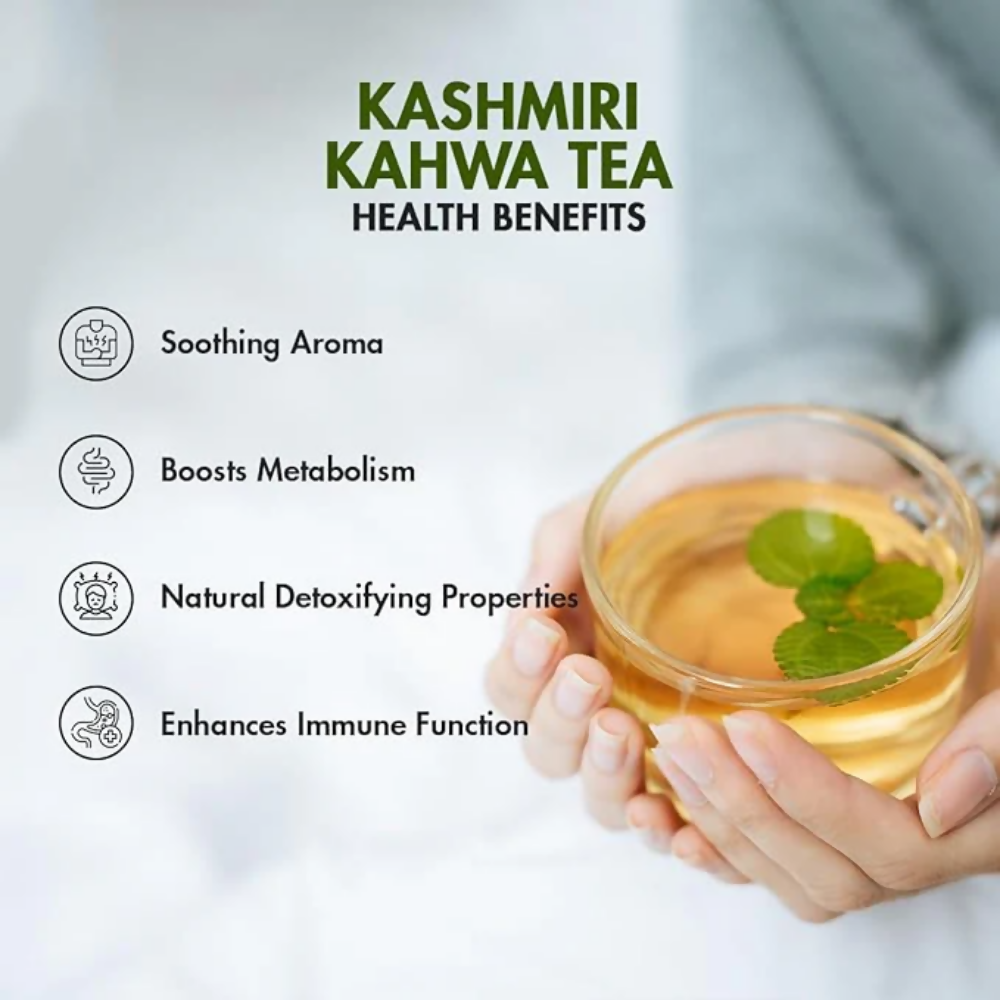Tea Treasure Kashmiri Kahwa A Blend of Green Tea - Loose Leaf | Grocsy