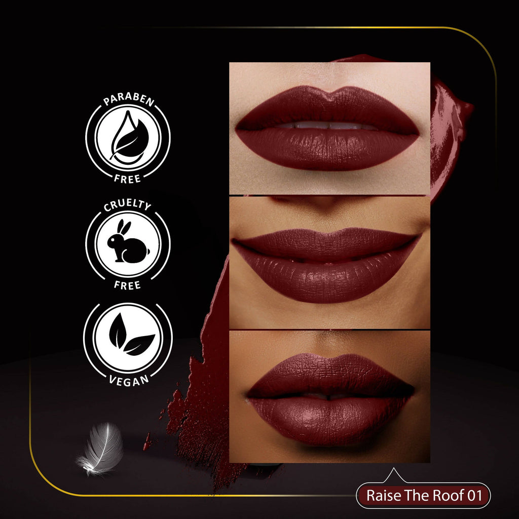 Faces Canada Comfy Matte Creme Lipstick - Raise The Roof 01 - Limited Time Offer | Grocsy