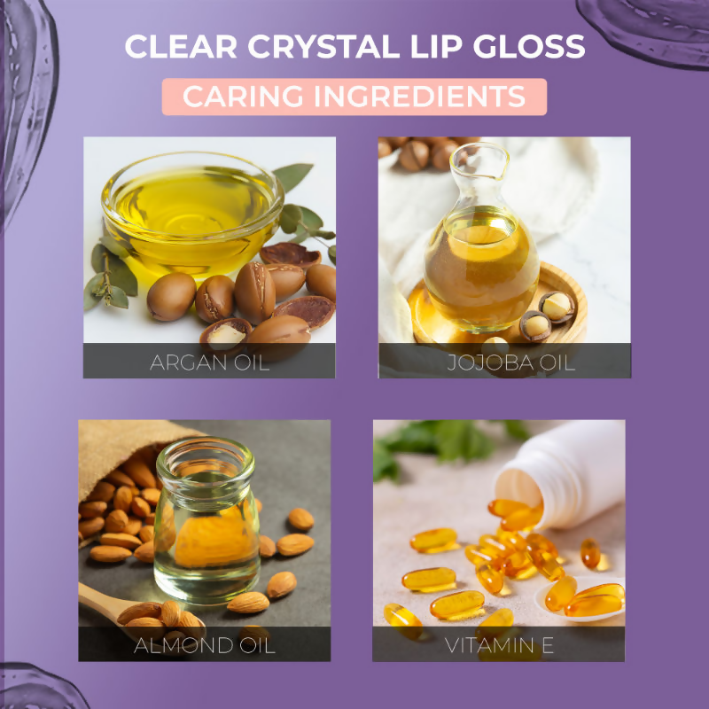 Parul Garg Beauty Lip Gloss - Clear Crystal | Grocsy