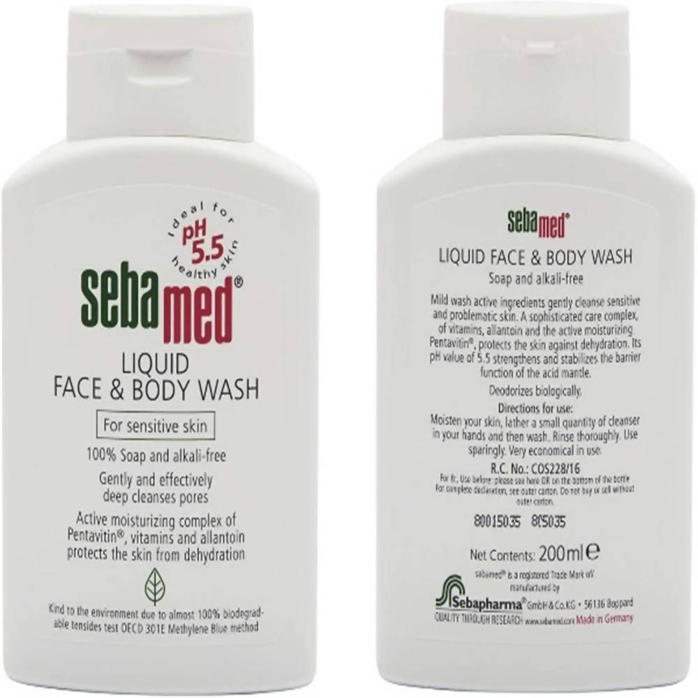 Sebamed Liquid Face And Body Wash | Grocsy