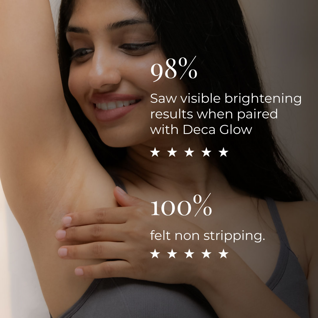 Green And Beige Glow Prep Underarm Exfoliating Serum | Grocsy