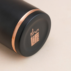 Isha Life Compact Copper Water Bottle (Coated) -700 ml | Grocsy