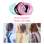 Bronson Professional Elastic Hair Rubber Bands Hair Ties Soft Stretchable Multicolor | Grocsy