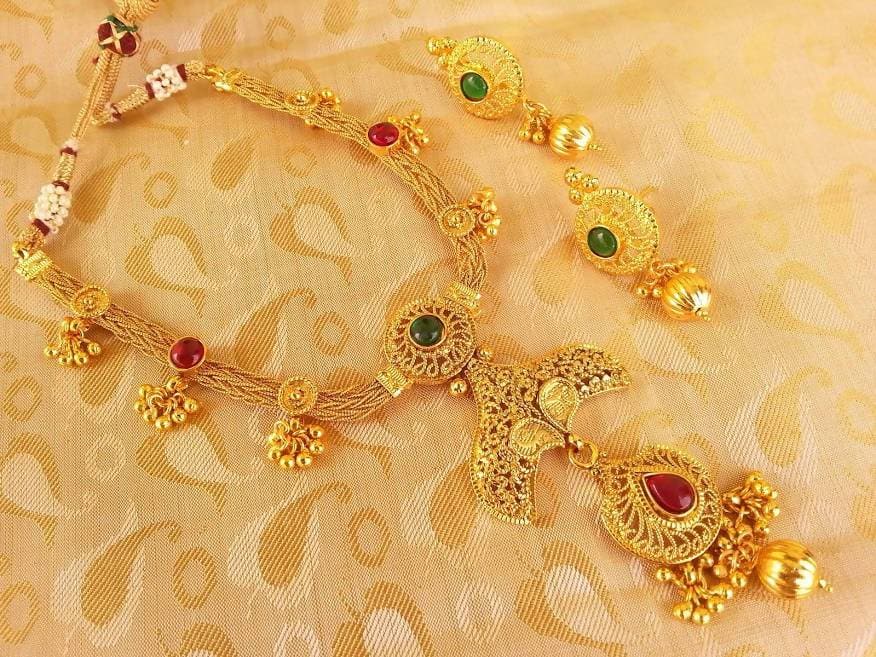 Kemp Designer Multicolored Necklace Set | Grocsy