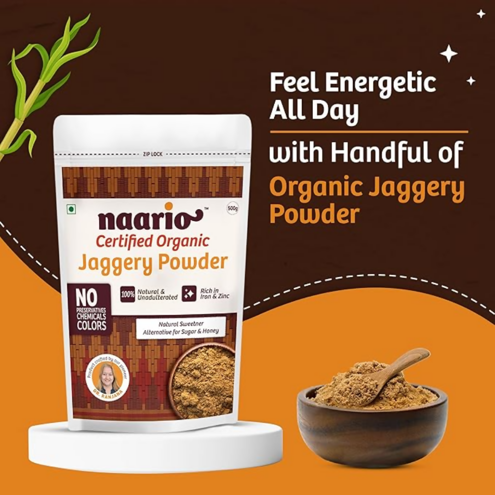 Naario Organic Jaggery Powder | Grocsy