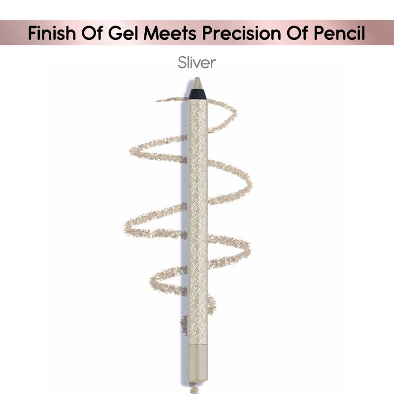 Kay Beauty By Katrina Kaif Gel Eye Pencil - Silver | Grocsy