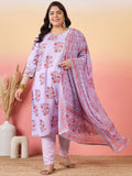 Sztori Women Floral Printed Regular Kurta with Trousers & With Dupatta | Grocsy