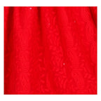 Akarshan viscose Lukhnowi Chikankari Anarkali kurta with Leggings - Red | Grocsy