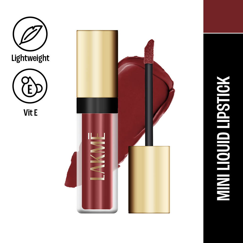Lakme Beyond Matte Liquid Lip Color - Brown Souvenir | Grocsy