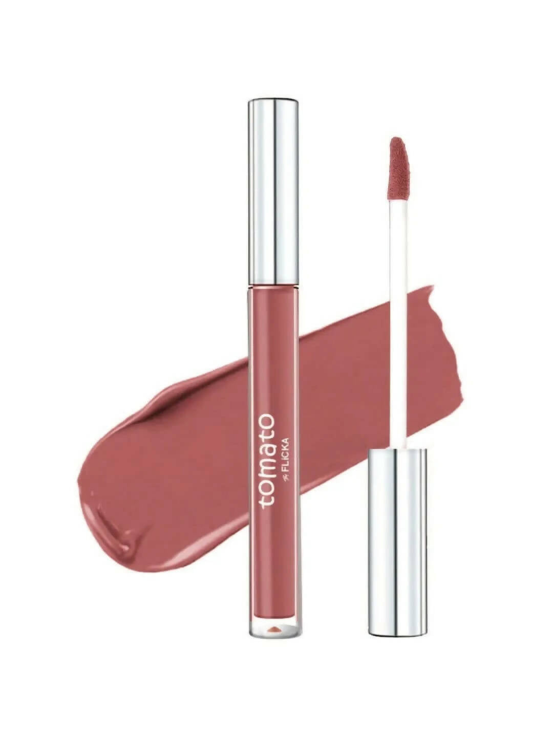 FLiCKA Tomato Liquid Lipstick - Nude - Shade 01 | Grocsy