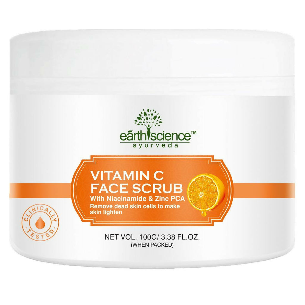 Earth Science Ayurveda Vitamin C Face Scrub | Grocsy