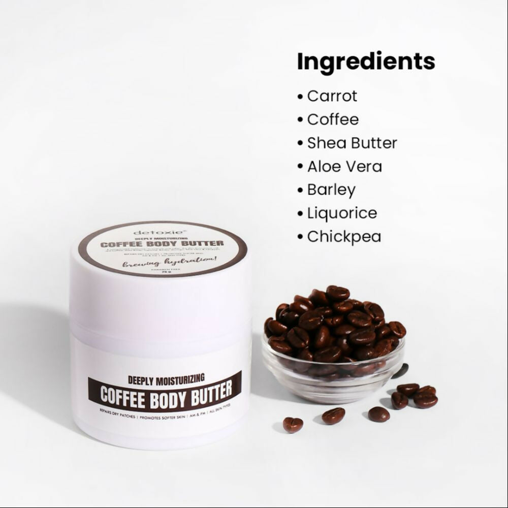 Detoxie Deeply Moisturizing Coffee Body Butter | Grocsy