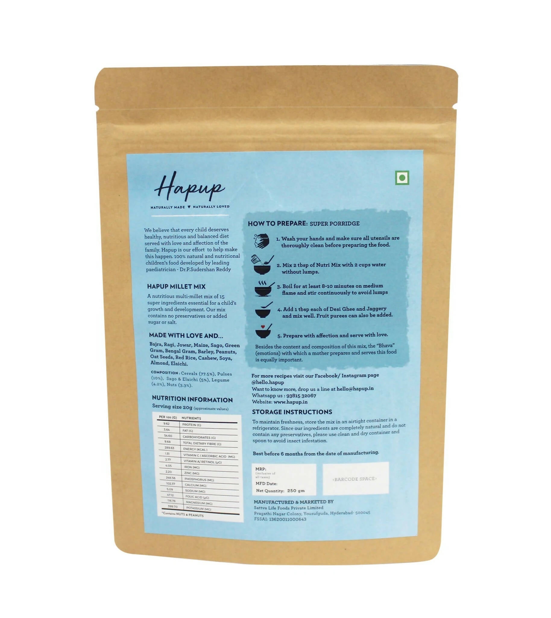 Hapup Millet Mix | Grocsy