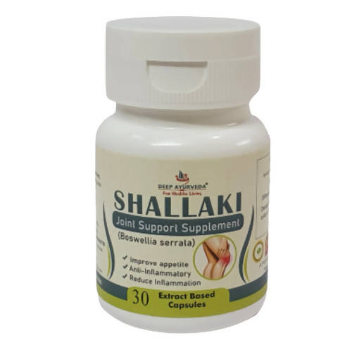 Deep Ayurveda Shallaki 500mg Veg Capsule | Grocsy