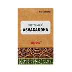 Apex Ayurvedic Green Milk Asvagandha Tablets | Grocsy