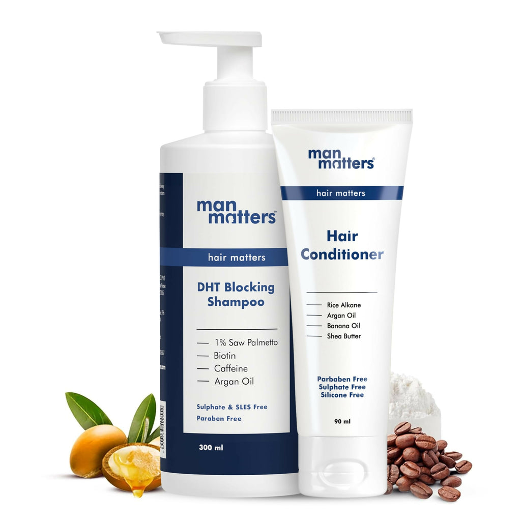 Man Matters Anti Hair Fall Shampoo And Conditioner For Men | Grocsy