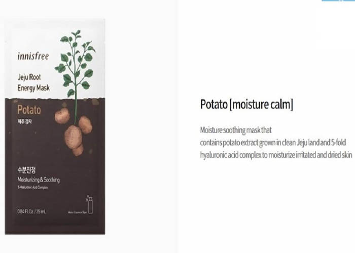 Innisfree Jeju Root Energy Mask - Potato | Grocsy