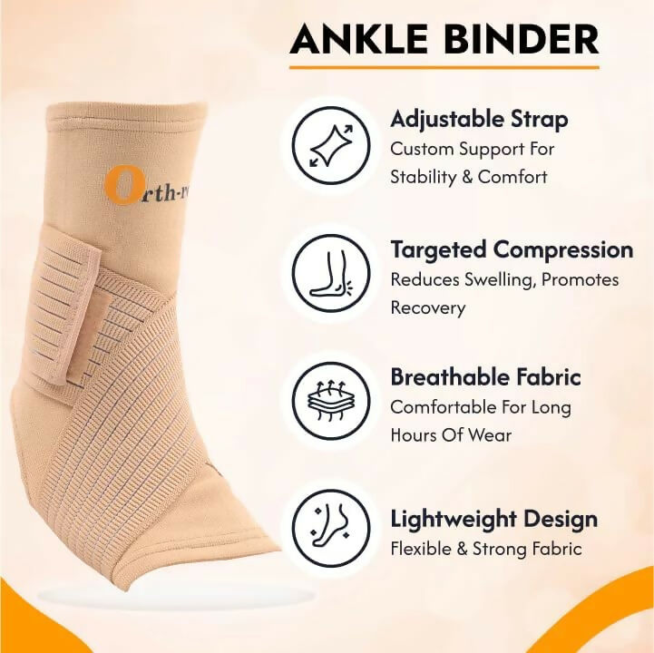 Orth-rem Ankle Binder For Men & Women | Grocsy