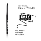 Love Earth Non Transfer Kajal - Eyeliner Black | Grocsy