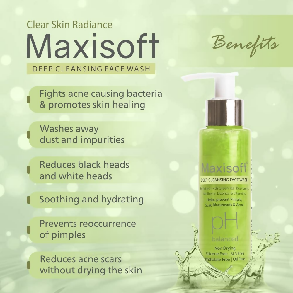 Maxisoft Deep Cleansing Face Wash | Grocsy