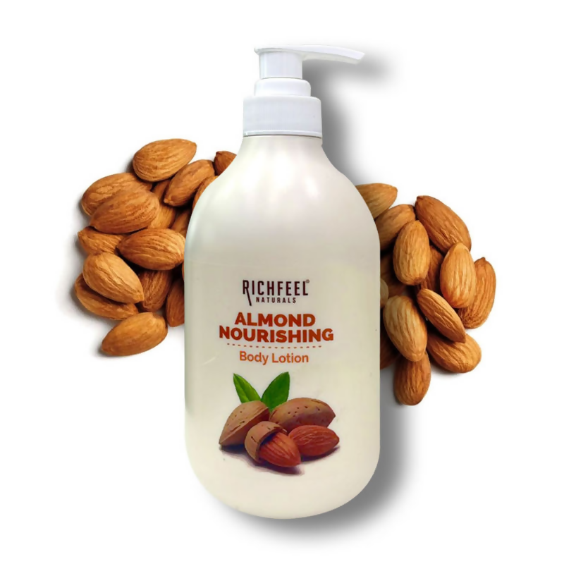 Richfeel Almond Body Lotion with 2X Almond Oil | Grocsy